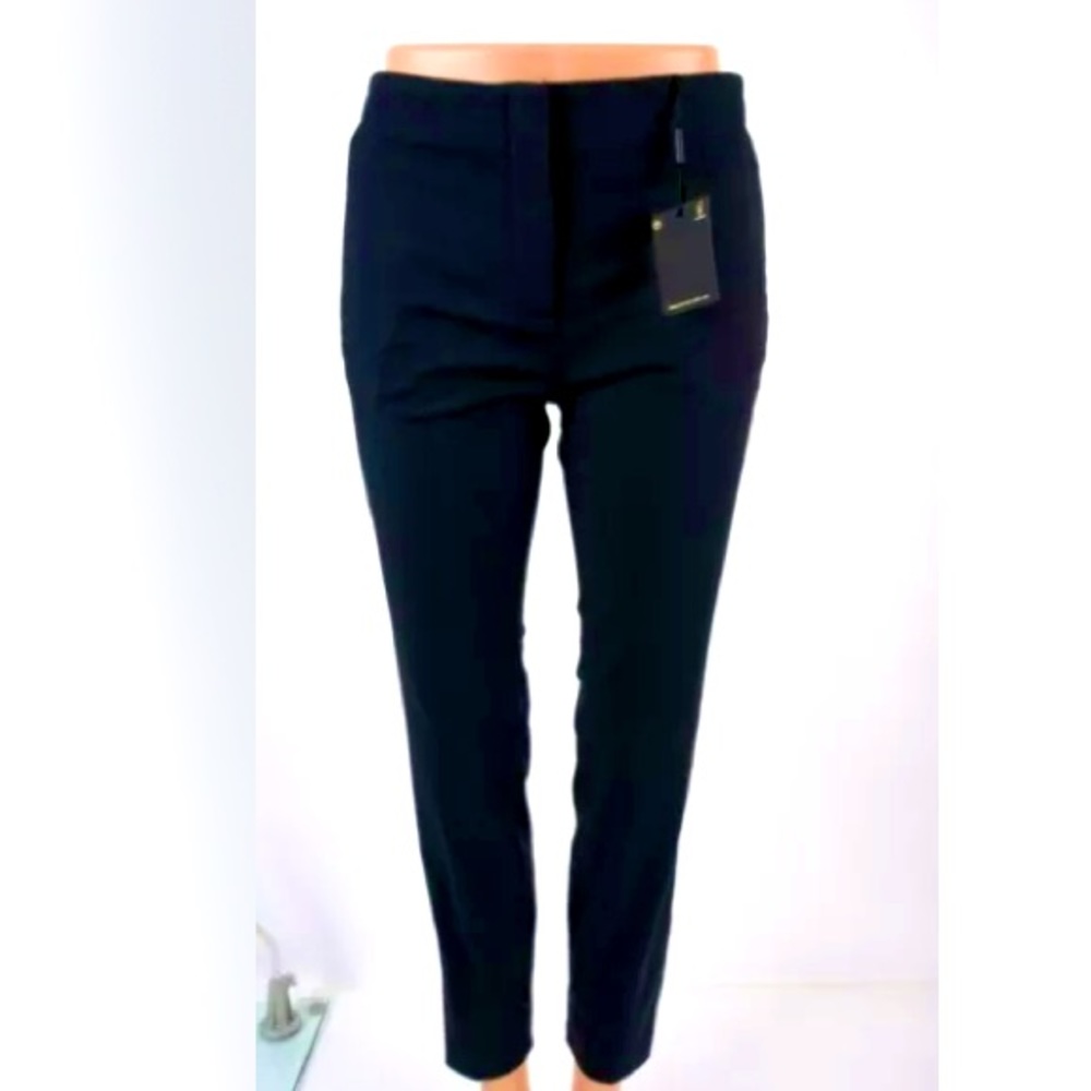 Massimo Dutti Navy skinny trouser pants NWT Sz 8